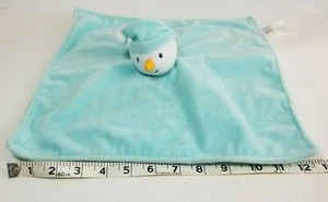 Koala Baby Snowman Baby Blankie Blanket Security Lovey Aqua Blue Green - Picture 1 of 7