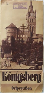 Prospekt Königsberg 1931 Ostpreußen Karten Luftweg Bahnweg Wasserweg - Bild 1 von 4