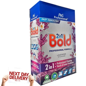 2 in 1 Bold Professional Formula Washing Powder 130 Wash Lavender & Camomile - Picture 1 of 2