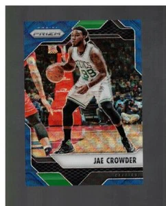 2017-18 PANINI PRIZM JAE CROWDER #45 BLUE PRIZM 62/99 BOSTON CELTICS - Picture 1 of 2