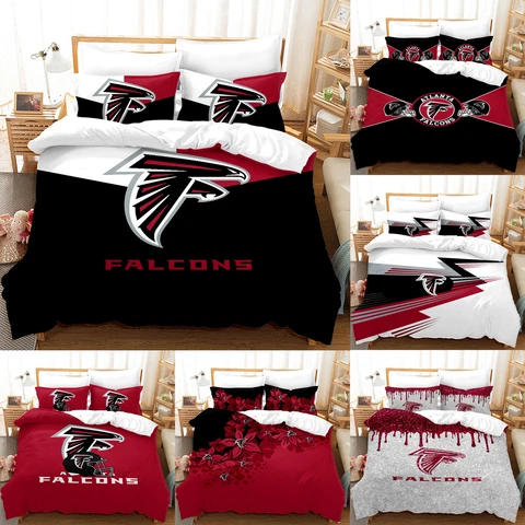 Atlanta Falcons Bedding Sets Cotton Blend Duvet Cover Pillowcase Quilt Cover Cover