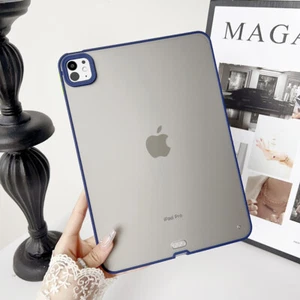 Transparent Case Back Cover For iPad Air Pro 11/13 (2024) 10th 10.9 9th 8th 10.2 - Picture 1 of 16