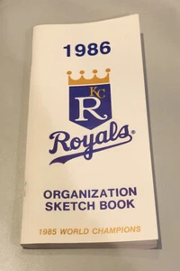 1986 Kansas City Royals Organization Sketch Book - Picture 1 of 2