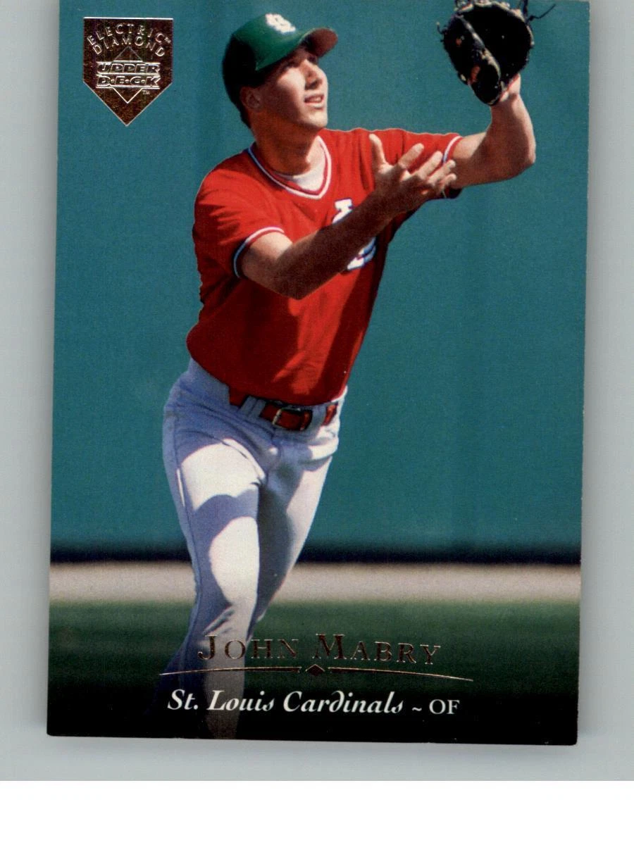 1995 Upper Deck John Mabry 56 Electric Diamond Gold St. Louis Cardinals