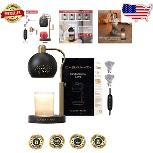 Compact Candle Warmer with Dimmer & Timer - Perfect for Gifts & Home Decoration - Picture 1 of 8