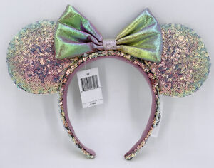 Collection Earidescent Iridescent Pink NWT 50th Anniversary Headband Disney Ears