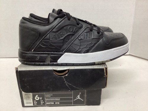 Jordan Nu' Retro Air Jordan 1 basso GS 302700 012 taglia 6 pezzi wht"" vintage mai indossato