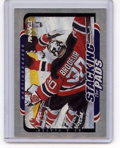 MARTIN BRODEUR 1997 PINNACLE NHL HOCKEY STACKING PADS INSERT CARD #5 DEVILS NICE