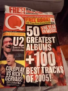 Q Magazine Jan 2006 neu versiegelt U2 Bono Chris Martin kostenloses Rock-Quizbuch - Bild 1 von 1