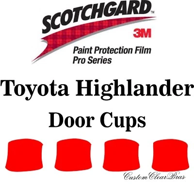 Película de protección de pintura 3M Scotchgard serie Pro 2017 2018 2019 Toyota Highlander Foto 1 de 3