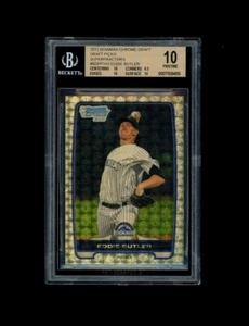 VERY RARE 2012 Bowman Chrome SUPERFRACTOR SP EDDIE BUTLER 1/1 BGS 10 PRISTINE - Picture 1 of 1