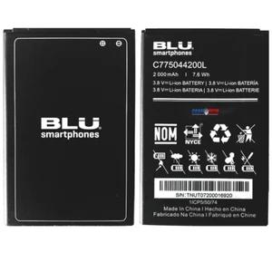 BLU Battery bateria C775044200L  2000mAh 7.6wh For  BLU Studio X10 5.0" S970EQ - Picture 1 of 7