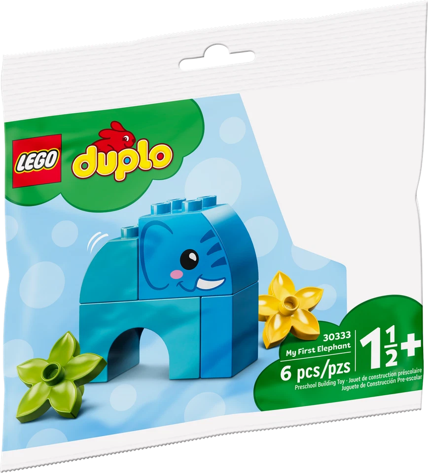 LEGO 30333 DUPLO My First Elephant Poly Bag Set 6 Pieces Building Set (30333) - Image 1 of 1