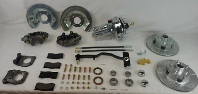  Ford Mustang 1967 conversión de freno de disco delantero V-8 4 pistones potencia Foto 1 de 2