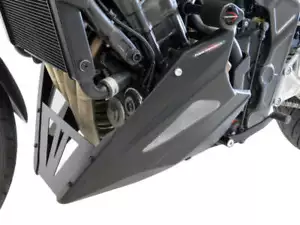Adatto per Honda CB650R 2019-2023 ABS Pancia nera lucida con rete argento Powerb - Foto 1 di 3