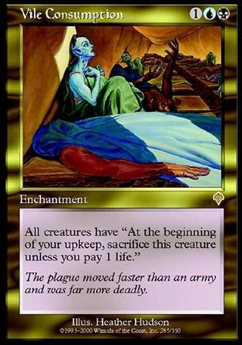1x VILE CONSUMPTION - Invasion - MTG - Magic the Gathering - Image 1 of 1