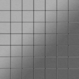 Mosaico azulejo macizo metal acero inoxidable marino cepillado gris 1,6mm Attica-S-S-MB - Imagen 1 de 6