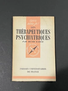 1955 französisches Taschenbuch für psychiatrische Therapeutika - Therapeutiques Psychiatriques - Bild 1 von 3