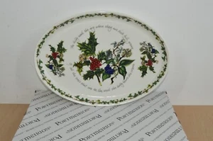 Portmeirion The Holly & and The Ivy - 13" Oval Steak Plate / Platter - BNIB - Picture 1 of 3