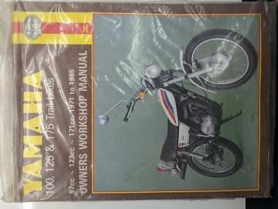 Yamaha Workshop Manual 100,125,175 Trail Bike 1971-1985 Haynes - Image 1 of 3