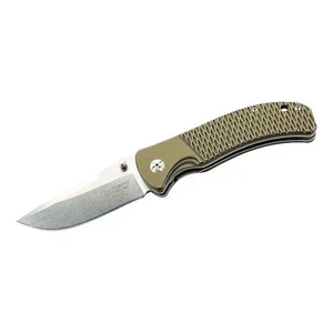 Herbertz Folder Moss Green G10 9.1 cm Blade - 589013 - Picture 1 of 3