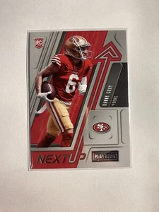 2022 Panini Playbook Next Up Danny Gray Rookie Card #NU-36 San Francisco 49ers - Bild 1 von 2