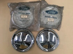 FORD FALCON  XK XL XM XP  13 INCH HUB CAPS HUBCAPS SET 4 PIECES (3 NOS+ 1 SH) - Picture 1 of 2