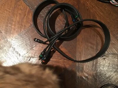 Monster Cable  A/V RCA Component Cables Gold Tips Heavy Duty New 5 Tips - Image 1 of 2