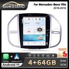 Android Tesla Car Radio 2Din Stereo Receiver For Mercedes Benz Vito W447 14-21