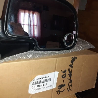 New Right Mirror For 1999-2002 Chevrolet Silverado Tahoe Sierra Power Chrome B6 - Image 1 of 4