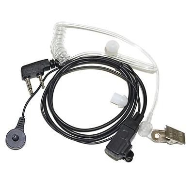 HQRP 2 Pin Micro-Auricular Tubo Acústico para Retevis H-777 RT-5R RT-5RV RT-B6 - Image 1 of 4