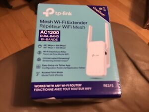 TP-Link Mesh Wi-fi extender RE315 AC1200 new open box 