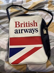 Vintage British Airways Concord Cabin Bag Original Flight  Retro Carry Holiday