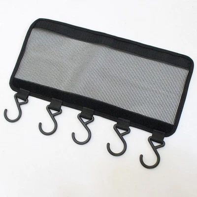 Stainless Steel Adjustable Cap Organizer Hanger With Rust-Resistant Clips - Image 1 of 4
