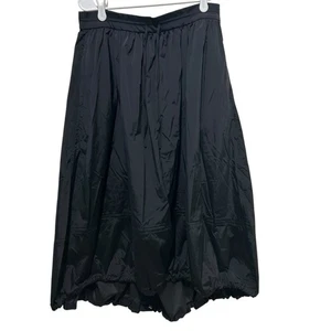 Maxi gonna Athleta Trade Winds nera lunga leggera tasche paracadute taglia M/P - Foto 1 di 10