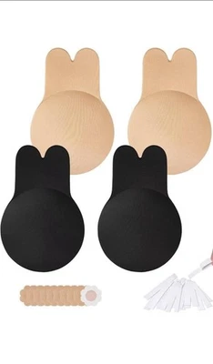 Sujetador Adhesivo Adhesivo 2 Pares, Sujetador Push Up Sin Tirantes Sin Espalda (Copa C-D) Foto 1 de 4