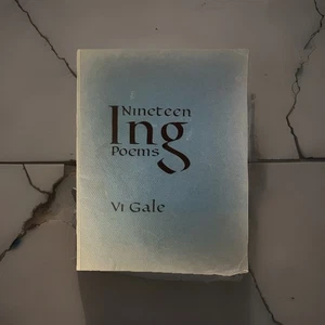 Signed Poetry Book ~ Nineteen Ing Poems ~ Vi Gale 1970 Limited Press Portland OR - Picture 1 of 6