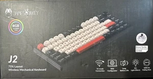 JamesDonkey J2 75% Wireless Mechanical Gaming Keyboard Brown Switch - Picture 1 of 1