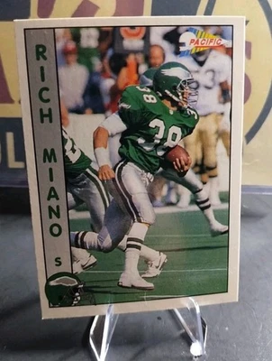 1992 Pacific 🏈 Rich Miano #566 Philadelphia EAGLES 🔥 - Image 1 of 2