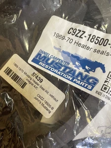 Heater seal kit for 69/70 Mustang/Shelby without integral AC - Imagen 1 de 1