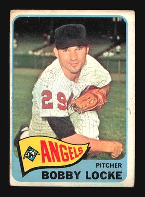 Bobby Locke #324 1965 Topps Los Angeles Angels Vintage Baseball Card SA3-125 - Image 1 of 2