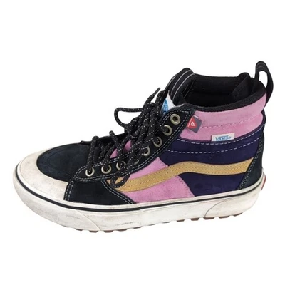 Zapato Deportivo VANS Sk8 Hi MTE-2 Hombres 6.5 Mujeres 8 Negro Púrpura Impermeable Aislado Foto 1 de 4