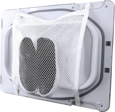 Large Laundry Mesh Sneaker Shoe-Delicates Wash & Dry Zip Bag, Adjustable Straps - Image 1 of 4