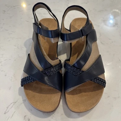 Sandalia Mujer Easy Spirit Hart 3 US 7M Negra Nueva, Sin Caja Foto 1 de 4