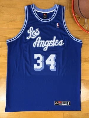 Баскетбольная футболка Los Angeles Lakers Шакила О'Нила подлинная ретро НБА Лос-Анджелес - Изображение 1 из 4