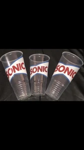 Sonic Fast Food Restaurant Plastikbecher Menge (3) 2024 Version  - Bild 1 von 1