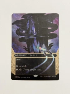 Deserted Temple 0101 Borderless Galaxy Foil Edge of Eternities NM Free Ship - Picture 1 of 2