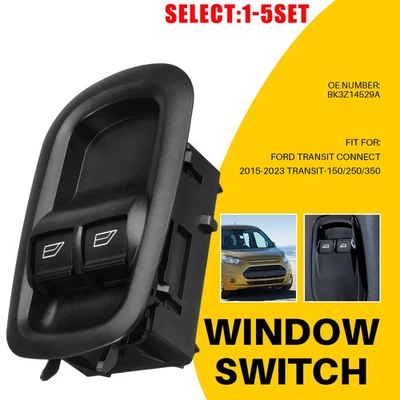 FRONT LEFT LH Window Switch For Ford Transit 2015-2023 Transit-150/250/350 1-10X - Image 1 of 4
