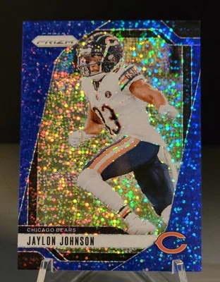 2024 Panini Prizm Jaylon Johnson Blue Sparkles Prizm #47/99 - Image 1 of 4