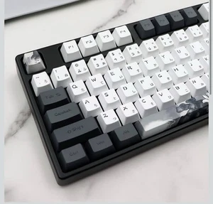 MOLGRIA Ink Lotus Keycaps, 140 Set Custom Keycaps for Gaming Keyboard Kalih Cher - Bild 1 von 9